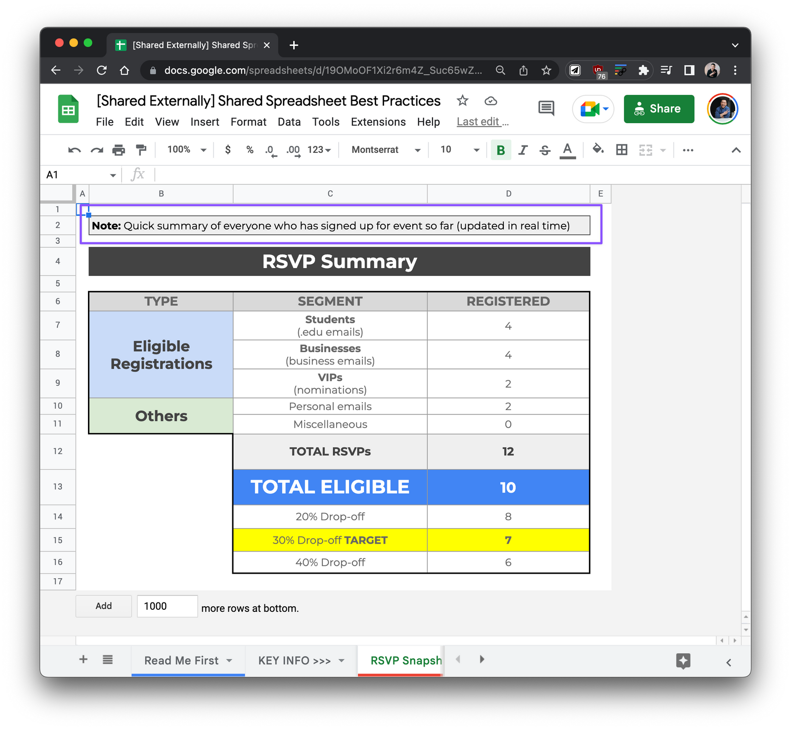 10 Best Practices For SHARED Spreadsheets